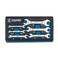 Capri Tools Slim Mini Open End Wrench Set Metric 32 to 13 mm 6Piece