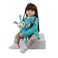UCanaan Reborn Baby Dolls 24 Inch Lifelike Baby Reborn Toddler Soft Body Toy with Gift Set