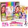 Rainbow High Makeup Artist Studio by Horizon Group USA Create Makeup Looks Characters Includes SpiralBound Beauty Book Play Makeup Cosmetic Brush Stickers Crayons Gems  More Multi