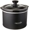 CrockPot Mini 15 Quart Round Manual Slow Cooker Black SCR151
