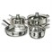 Concord Cookware 7Piece Stainless Steel Cookware Set includes Pots and Pans