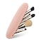 Travel Makeup Bag PIPUHA Silicone Makeup Brush Holder Portable Cosmetic Travel Bag Soft and Fasion Makeup Tools Organizer for Travel Pink pink