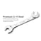 Capri Tools Angle Open End Wrench Set 30 and 60 angles 14 to 1 in SAE 13Piece with Mechanic Tray