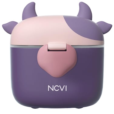 NCVI Baby Formula Dispenser On The Go Formula Container to Go Formula Holder for Travel Outdoor Picnic with Baby Infant Portable Container for Milk Powder Snacks Candy Fruits Purple