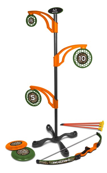 NKOK Realtree Games 2in1 Flying Disc  Archery Set