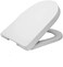 Toilet Seat will Slow Close Modern Lid Toilet Covers White DShape Easy Clean  Fix Adjustable Hinges Seat Quick Release Loo  Installation Tool fixtures Included