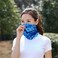 Ligart Face Scarf MaskBreathable BandanaNeck GaiterSun UV Protection Camouflage Blue