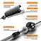 Ytnqd Jump Rope AngleFree Ball Bearing Fast Rope Skipping Adjustable Memory Foam Anti Skid Handle Skipping Rope New Fitness Speed Rope for Men and Women Suitable for Aerobic Exercise Black Green