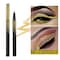 Kilshye Glitter Eyeliner Pen Shimmer Colorful Eyeliners Liquid High Pigment Eye Liner Longlasting Eyes Makeup for Women and Girls Pack of 1 D Gold 3