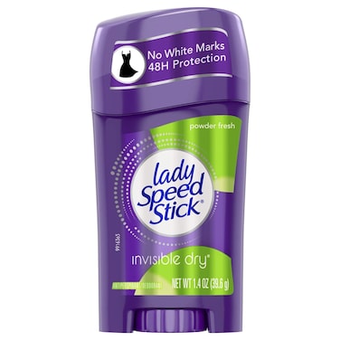 Lady Speed Stick Invisible Dry Antiperspirant  Deodorant Powder Fresh 14 Ounce Pack of 4