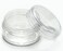Vivaplex 50 Clear Empty 5 Gram Plastic Pot Jars Cosmetic Containers
