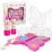 Hot Focus Toddler Makeup Kit  Girls Makeup Kit with Mood Change Lipsticks and Colorful Eyeshadow Palette  KidFriendly Washable Little Girl Makeup  Pretend Play Set Applicator Included