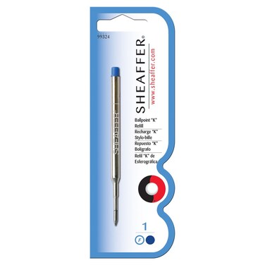 Sheaffer K Ballpoint Pen Refill Blue Fine