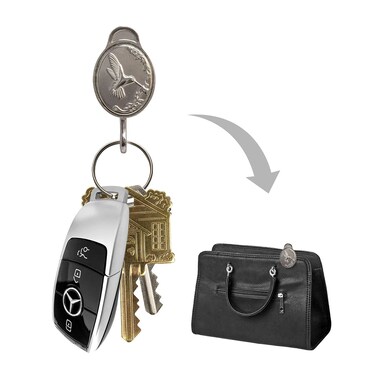 Lucky Line Purse Charm Keychain Key Clip for Purse Hummingbird 49701 Small
