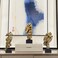 aboxoo 3 Pcs Thinker Statue Silence is Gold Abstract Art Figurine No Hear No See No Speak Modern Home Resin Sculptures Decorative Objects Modern Decor for Creative Room Home Office Study Gold