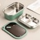 Gigicloud Stainless Steel Bento Box Portable Lunch Box For Adult Stainless Steel Compartment Sealed Food Storage Containers