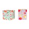 Pukka Pad Blossom Pencil Pots  Set of 2 Square Desktop Pencil Holders in Different Sizes  Perfect for Pens Pencils Craft Supplies MakeUp Brushes and More