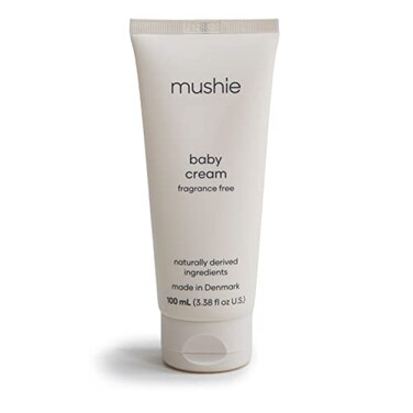 mushie Baby Cream  Healing Ointment for Dry Chaffed Skin Diaper Rash  Minor Scratches  Certified COSMOS ORGANIC  Made In Denmark 338 fl oz 100 mL