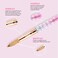 Kiara Sky Pink Crystal Acrylic Nail Brush  Professional Nail Cleaner Tool  Nail Kolinsky Brush for Women  100 Kolinksy Hand Crafted Nail Tools  Long Lasting Nail Cleaning Brush 12