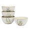 Certified International Fresh Herbs 24 oz Ice CreamDessert Bowls Set of 4