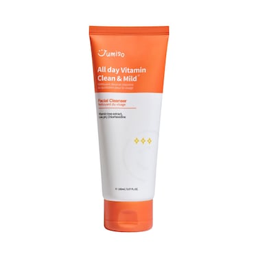 JUMISO All Day Vitamin Clean  Mild Facial Cleanser 150ml Vegan Facial Cleanser Vitamin Tree Extract  Grapefruit Peel Oil Vitamin C and E and Salicylic Acid