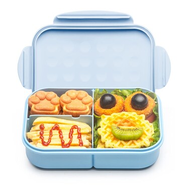 MISS BIG Bento BoxBento Box for KidsLunch Box KidsIdeal Leakproof Kids Lunch BoxLunch Containers No BPAs and Chemical DyesMWDW  Fridge Safe1150ml Blue