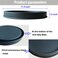 Lobolighting Black Round Decorative Serving Tray Black Decorative Tray for Coffee Table Centerpieces Modern Farmhouse Home Decorations