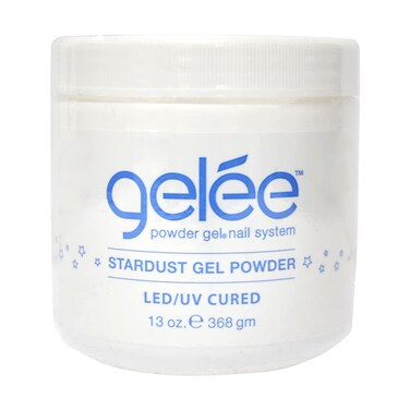 LeChat  Gelee  Stardust Gel Powder  Sparkly Diamond Dust  13 Ounces  Curable with UV or LED Lamp  Designed for Professional Use