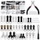 250Pcs Zipper Replacement Zipper Repair Fix Kit Zipper Slider Set for Fixing Luggage Bags Coats Jean Jackets Tents