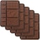 Cozihom Break Apart Silicone Chocolate Molds Chocolate Bar Molds Homemade Protein and Energy Bar Molds 5 Packs
