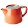 FORLIFE Stump Teapot with SLS Lid and Infuser 18Ounce Carrot