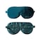 Gsultron Eye Mask for Sleeping 100 Light Block Velvet Four Colors for Women Adjustable Strap EasytoAdjust Headband for Head Relief Peacock Green
