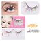 Skynest False Eyelashes Dramatic Glitter Sequin Lashes with Colorful HeartBlack HeartColorful Flower Makeup DIY Lashes Decorative for New Year Christmas Halloweens Cosplay Party3 Pairs