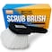 Stiff Hand Scrub Brushes for Cleaning Heavy Duty Utility Outdoor Scrub Brush with Handle All Purpose Boat  Car Small Cleaning Brush  Bathroom Bathtub Shower Tub Wheel  Tire Scrubber Short Handled
