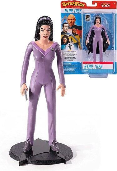 BendyFigs The Noble Collection Star Trek TROI