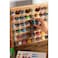 Plydolex Paint Rack Organizer with 60 Holes Suitable for Citadel Paints  Wallmounted Wooden Paint Storage Rack for Miniature Paint Set  Craft Paint Holder Rack 16x52x126 inch