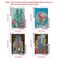4 Pack 5D Full Drill Diamond Painting Kit KISSBUTY DIY Cactus Diamond Rhinestone Painting Kits for Adults and Beginner Cactus Diamond Arts Craft Decor 138 X 98 Inch