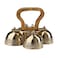 4bell Embossed Brass Altar Bells