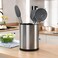 RedCall Stainless Steel Cooking Utensil Holder360 Rotating Kitchen Utensil HolderExtra Large Spatula Spoon Holder CounterWeighted Base Utensil Caddy Storage Organizer for Countertop