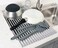 Surpahs Over Sink Foldable Multipurpose RollUp Dish Drying Rack Silicone Wrapped Stainless Steel Warm Gray 205 x 131
