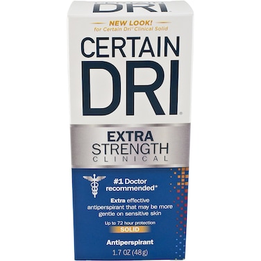 Certain Dri Antiperspirant Solid for Excessive Perspiration17 Ounce Pack of 2