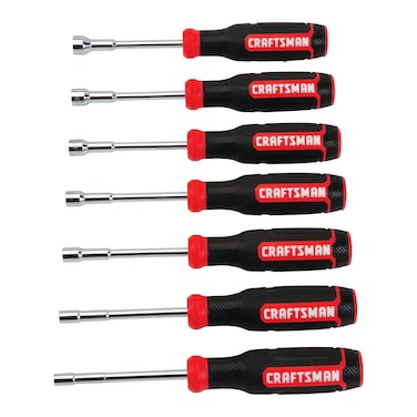 CRAFTSMAN Screwdriver Nut Driver SAEMM 7Piece Set CMHT65081