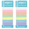 HOYOLS No Metal Hair Elastics Bands Assorted Baby Color Ponytail Holder No Snag Hair Ties for Girls Women Thick Hair Hair Accessories Pink Blue Yellow White  7 Colors 56 Count 4mmBaby Color