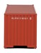 Walthers SceneMaster HO Scale Model of KLine Red White 40 Corrugated Container9498153