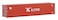 Walthers SceneMaster HO Scale Model of KLine Red White 40 Corrugated Container9498153