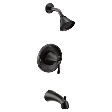 Moen T2743BL Glyde PosiTemp TubShower Faucet Trim Valve Required Matte Black