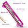 3 Hole Punch for Binders l Portable Paper Puncher with Ruler for Three Ring Folders Pink