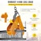 BestEquip Beam Clamp 4400lbs2ton Capacity I Beam Lifting Clamp 3inch9inch Opening Range Beam Clamps for Rigging Heavy Duty Steel Beam Clamp Tool Beam Hangers for Lifting RiggingYellow