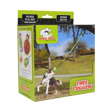 Jolly Pets Tree Tugger For Dog Green