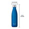 Swell Stainless Steel Water Bottle 17oz Ocean Blue Triple Layered Vacuum Insulated Containers Keeps Drinks Cold for 36 Hours and Hot for 18 BPA Free Perfect for On the Go